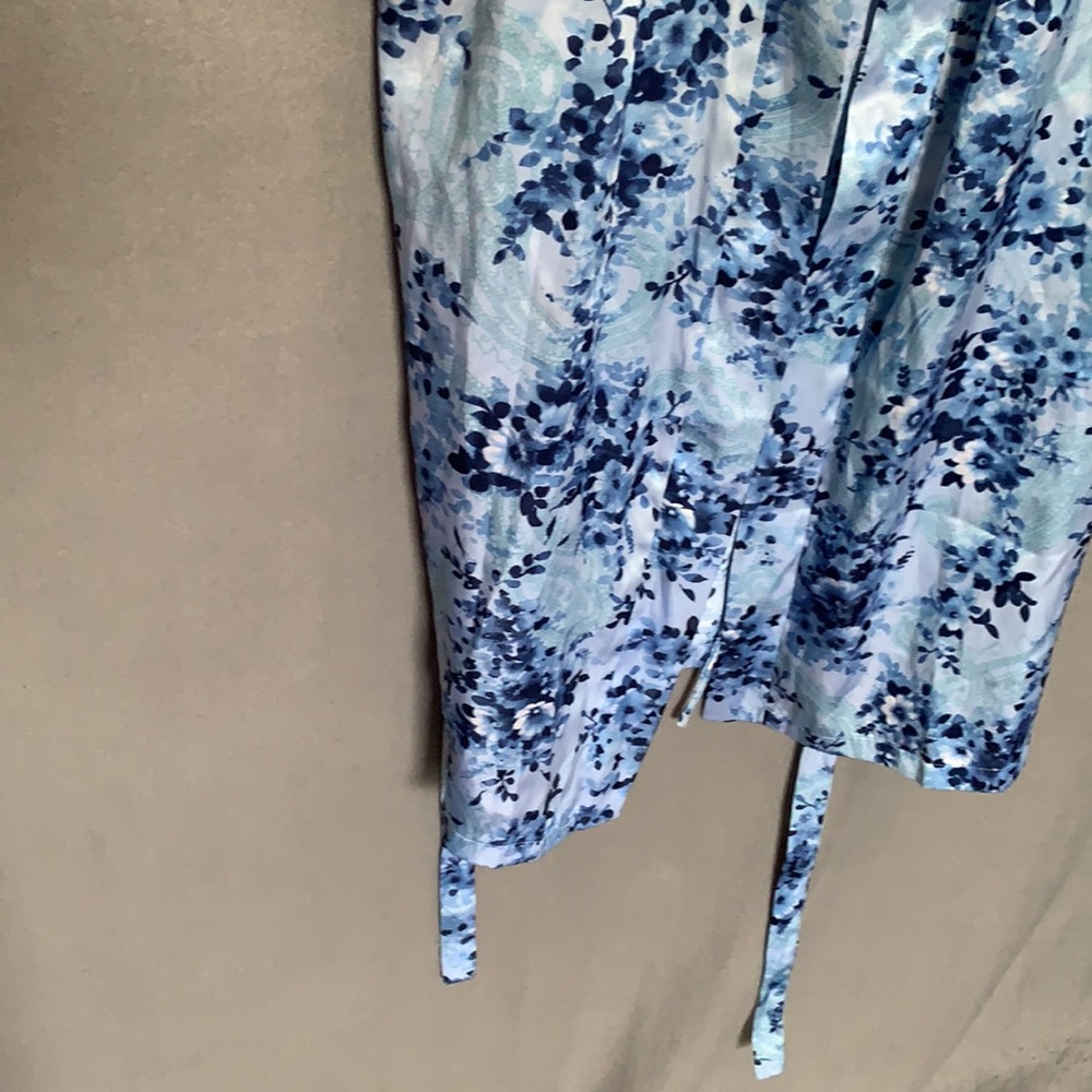 Blue patterned robe - Picture 4 of 9